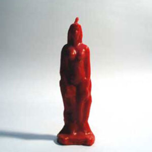 Vela Figura Mulher Vermelha