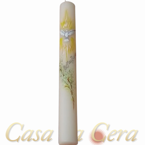 Vela de Batismo Pintada à mão