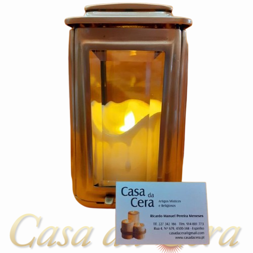 Candeeiro Nº 3 s/pé e s/cruz Banho Francês