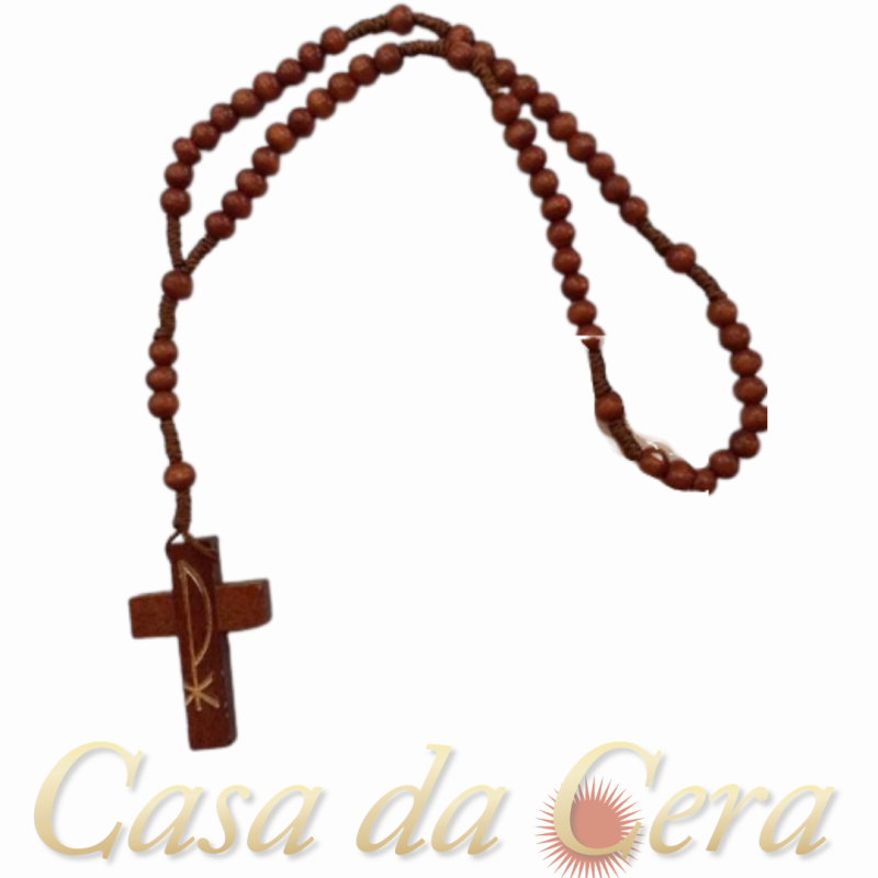 Terço em madeira