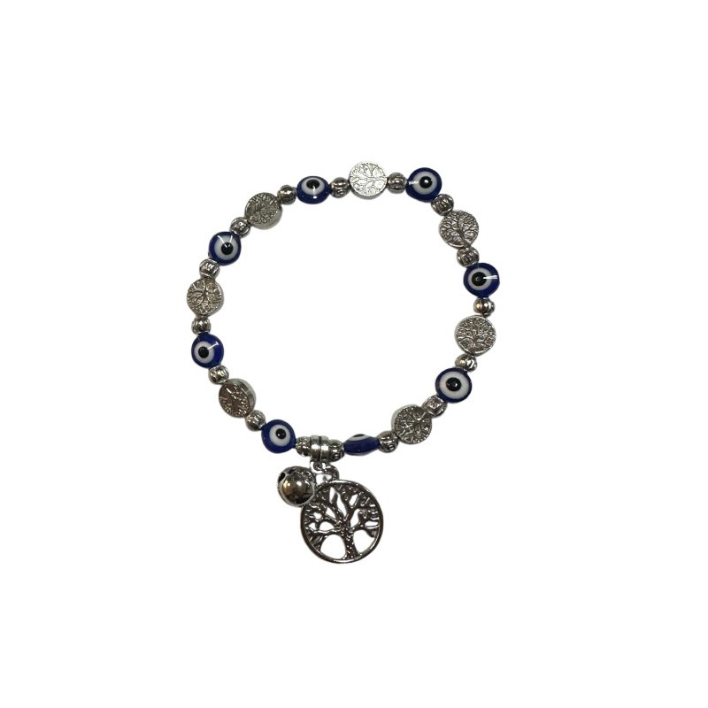 Pulseira Olho Turco com Árvore da Vida