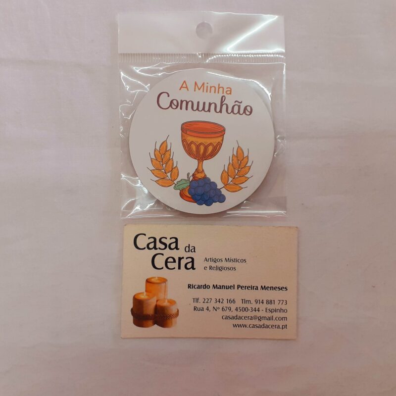 Placa "A minha Comunhão"