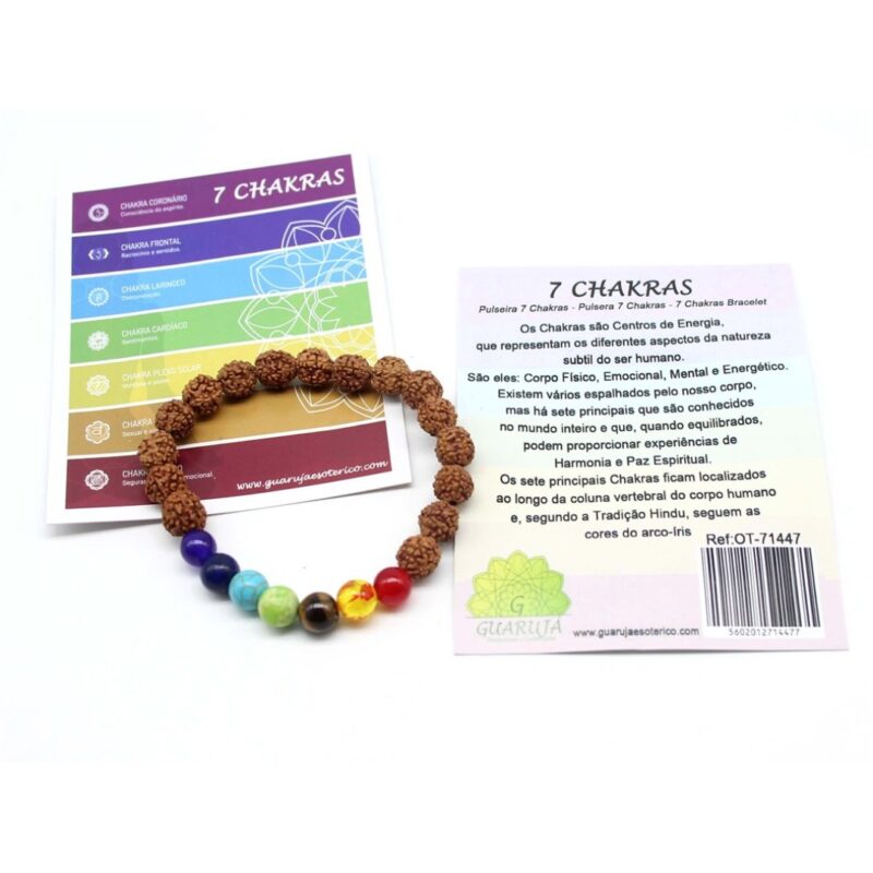Pulseira 7 Chackras Rudraska