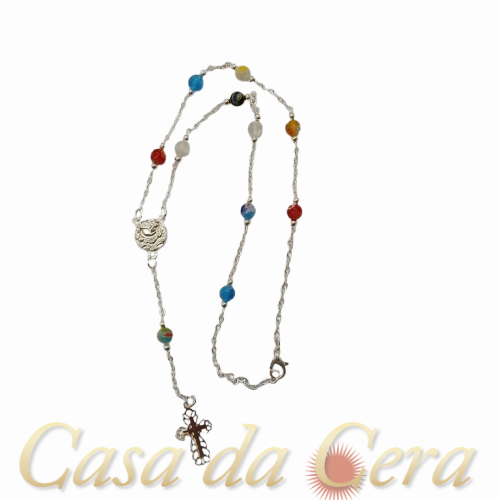 Colar Cores Tipo Murano