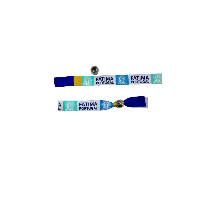 Pulseira em tecido Fátima/Portugal
