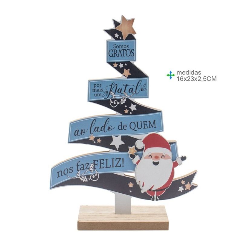 Árvore de Natal em madeira