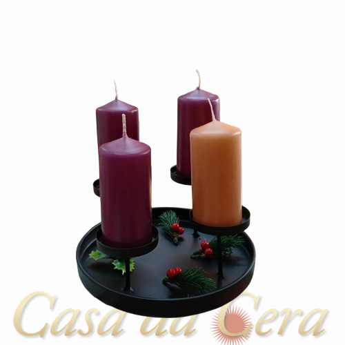 Suporte de velas do Advento 10cm
